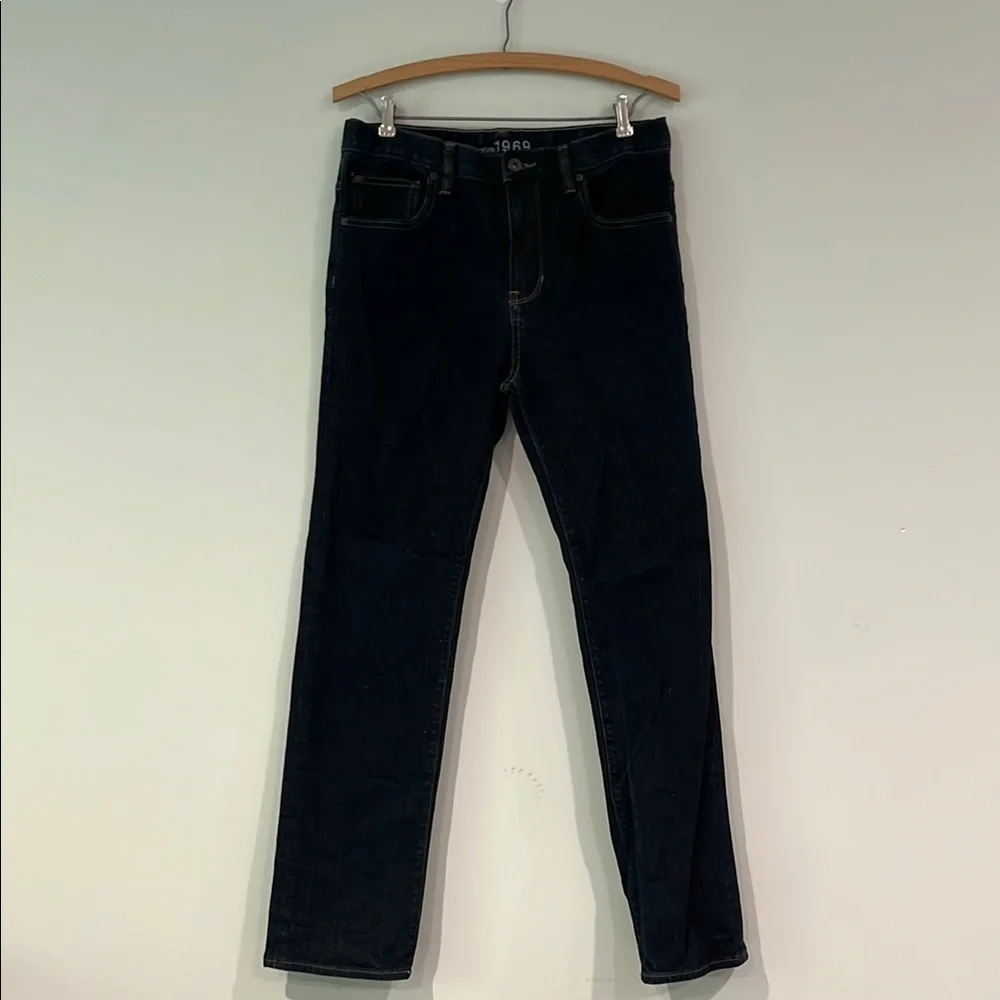GAP KIDS Youth Boys 16 Husky Skinny Fit Jeans Dark Wash Adjustable Waist